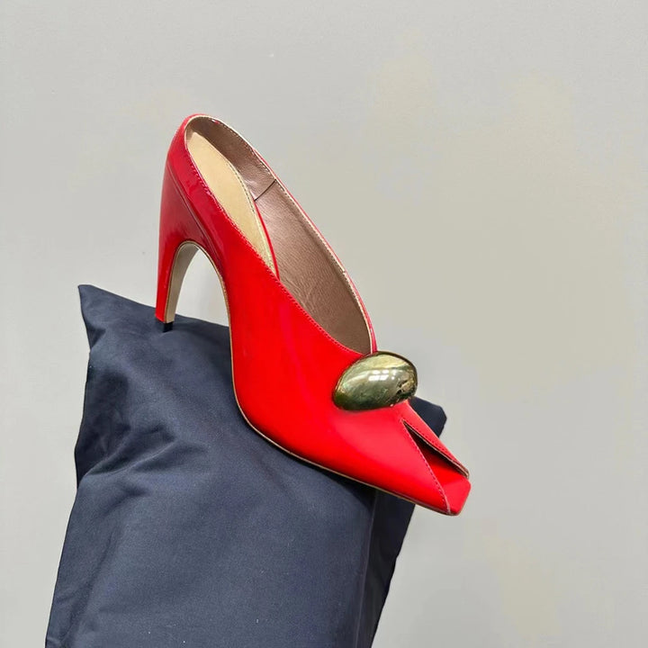 Midern Women High Heel Peep-Toe Sandals Shoe Wear