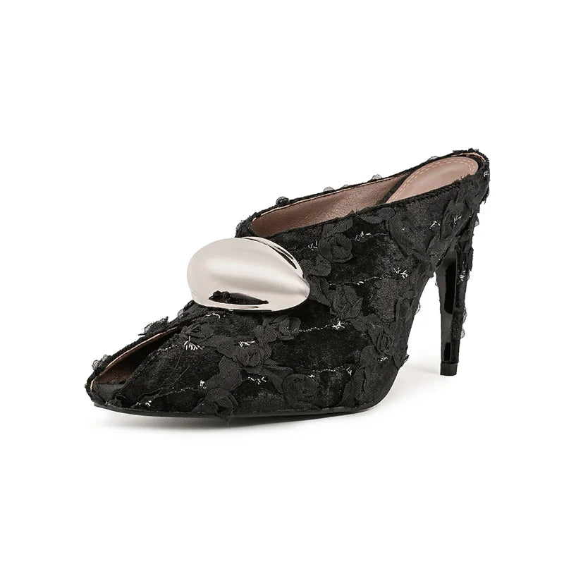 Women’s High Heel Peep Toe Sandals Commuter Party Shoes
