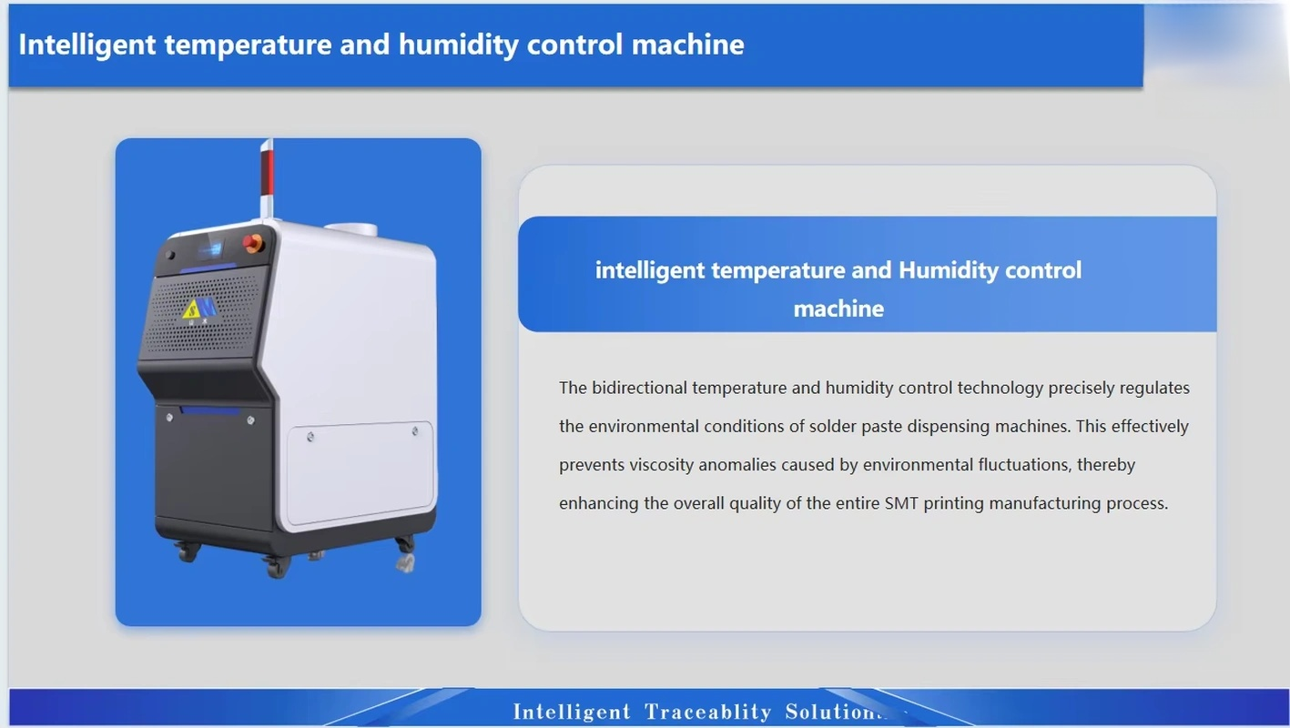 Smart Precision Temperature & Humidity Control Machine with PLC Core Components for Solder Paste Storage