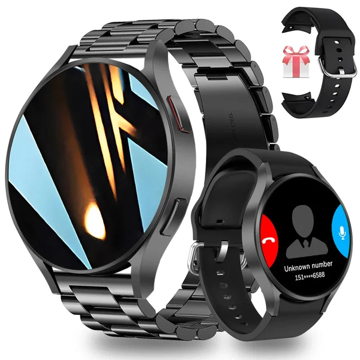 Sport Smart Watch Men NFC Custom Dial Voice Bluetooth Call Watch Smart Women Heart Rate Blood Pressure Smartwatch for Samsung