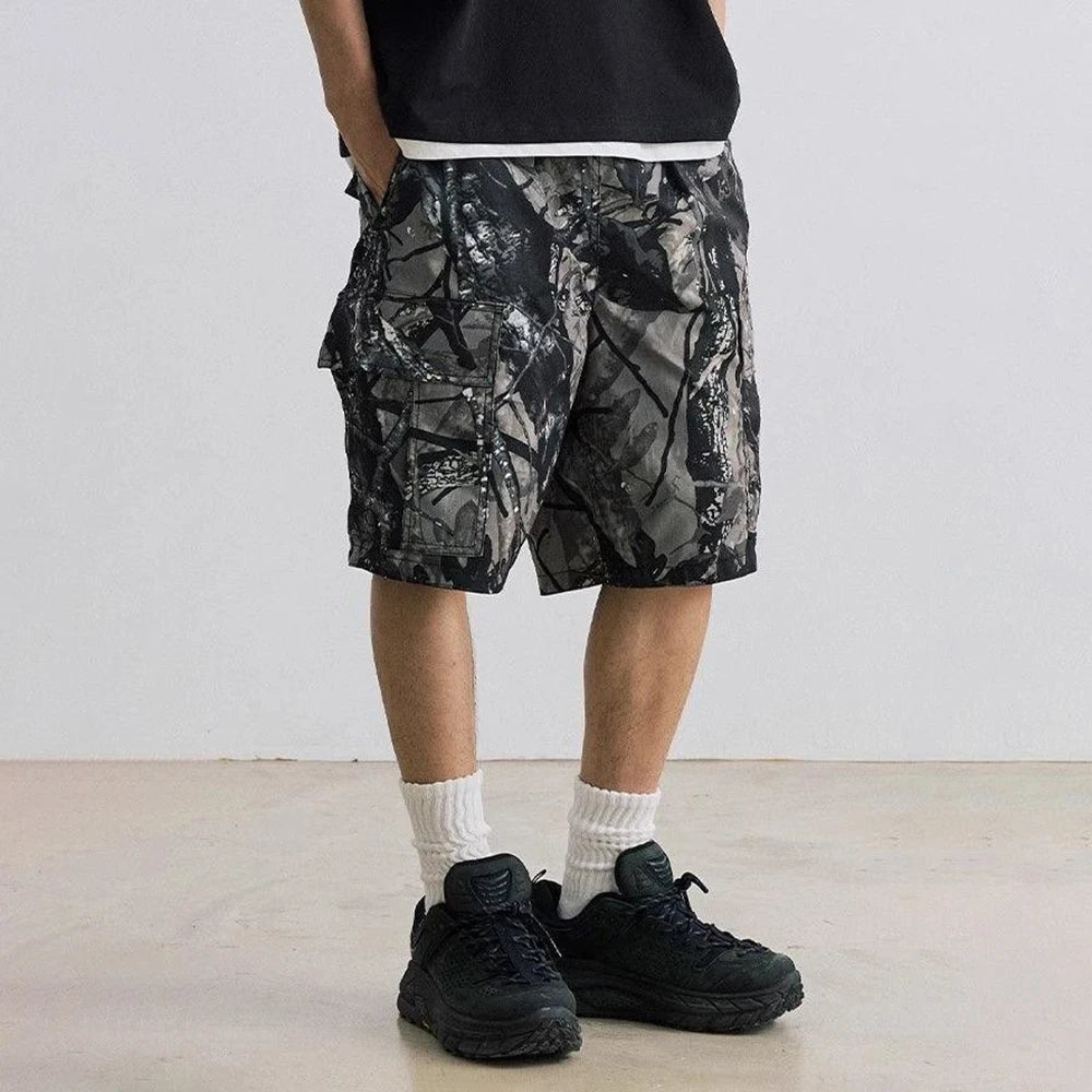 Premium Men's Camouflage Denim Shorts