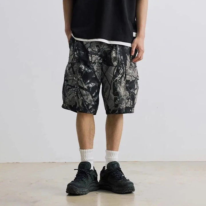 Premium Men's Camouflage Denim Shorts