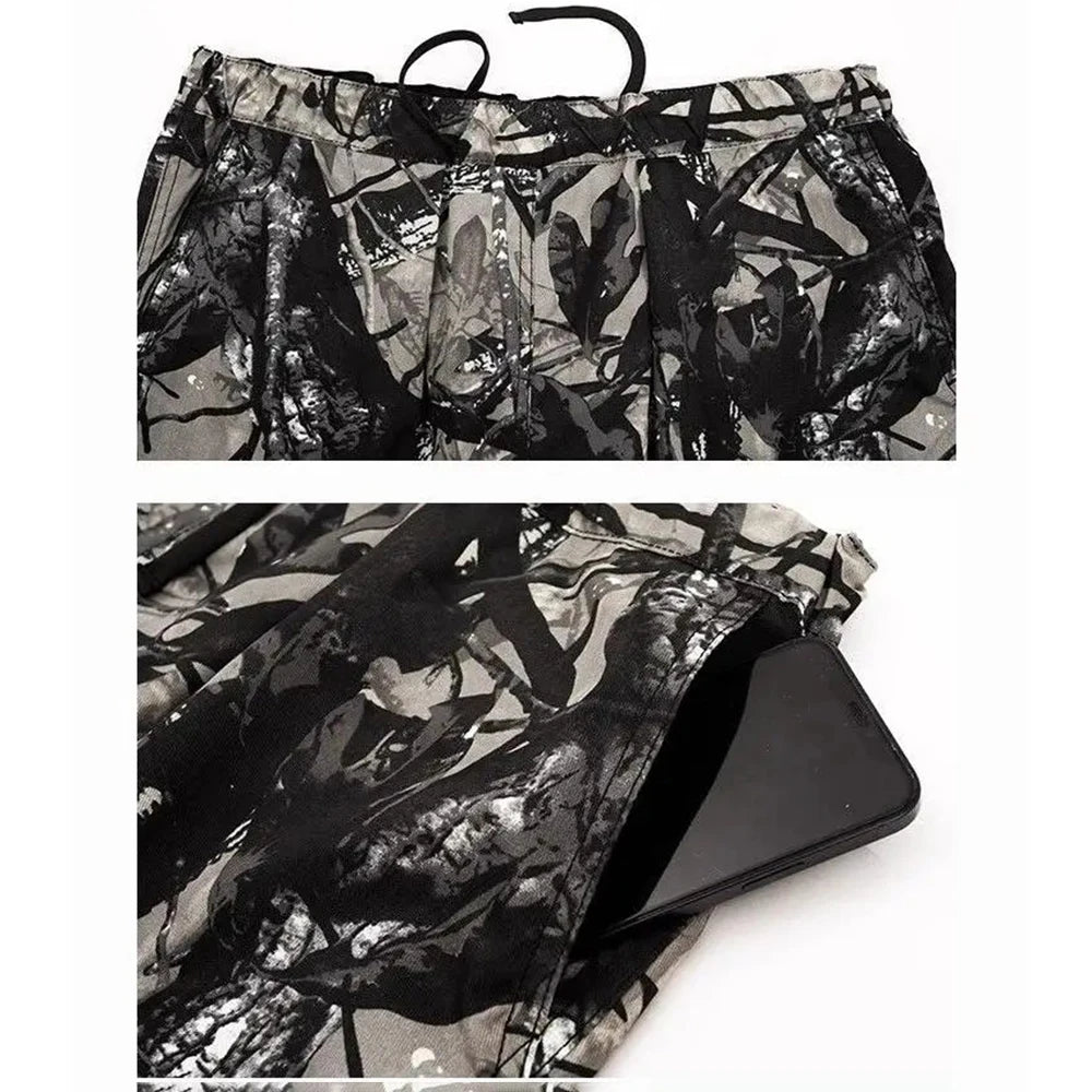 Premium Men's Camouflage Denim Shorts