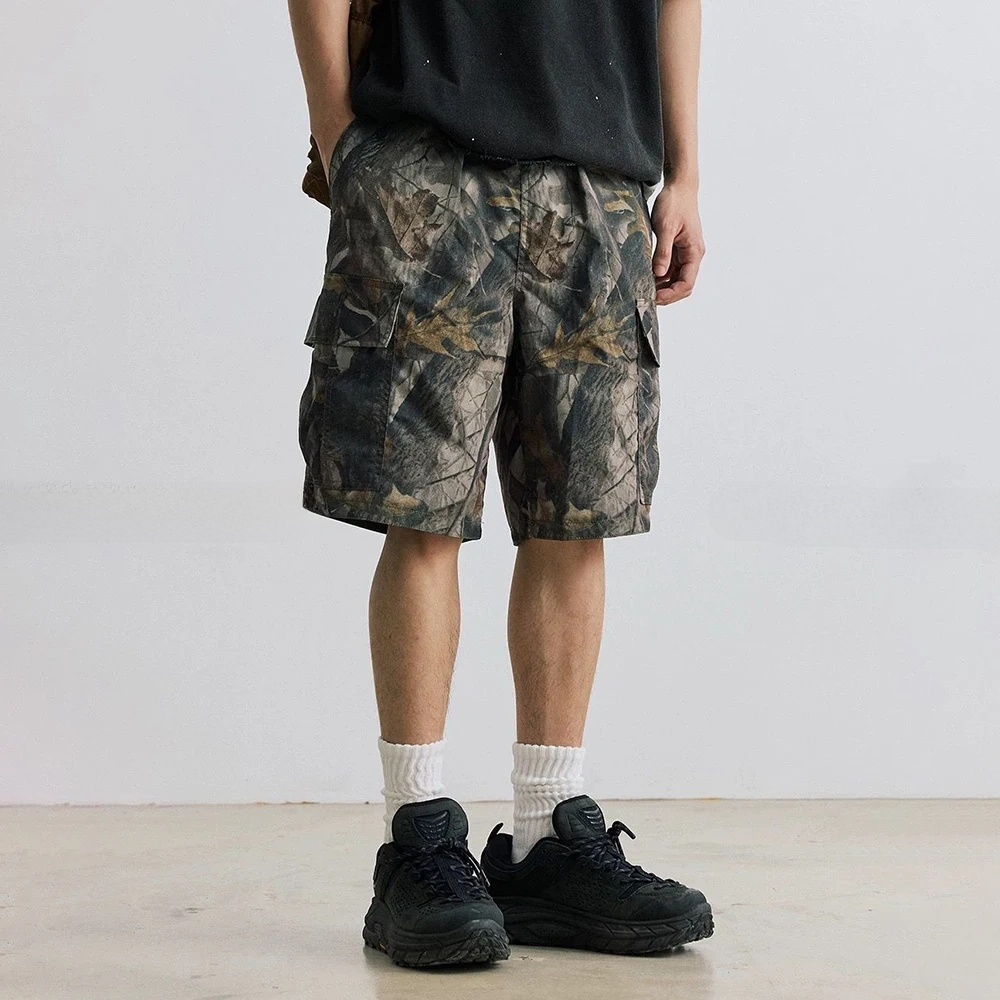 Premium Men's Camouflage Denim Shorts