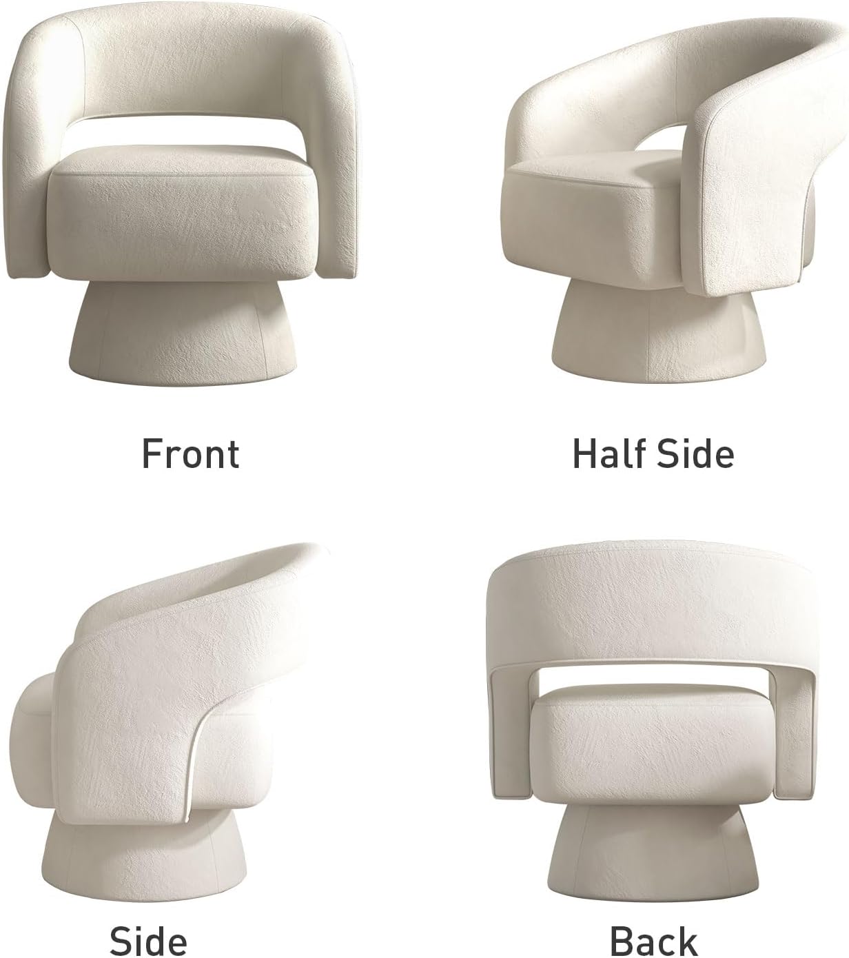 New Velvet Accent Armchairs, Modern Club Chairs for Living Room, Bedroom & Reception