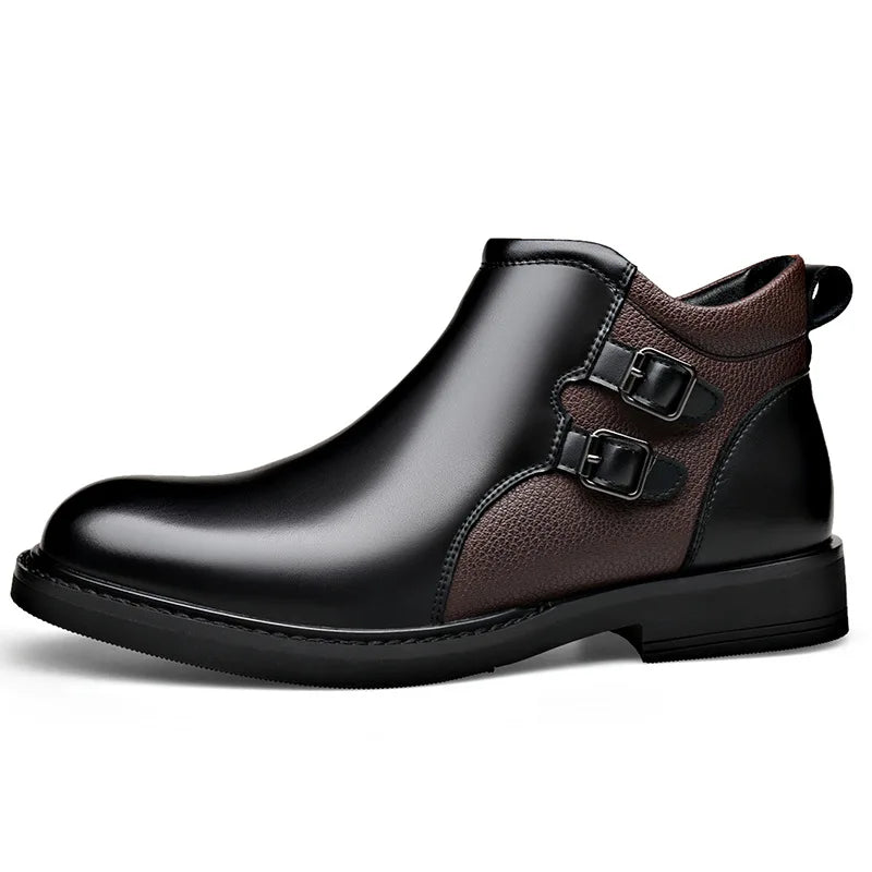 Men’s Genuine Leather Chelsea Boots – Mens Formal Ankle Boots