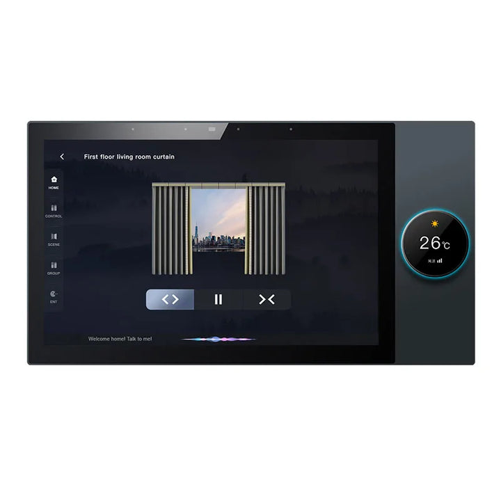 Smart Home Automation 10-Inch Central Control Panel Host (Music Edition) with Built-In Zigbee Gateway