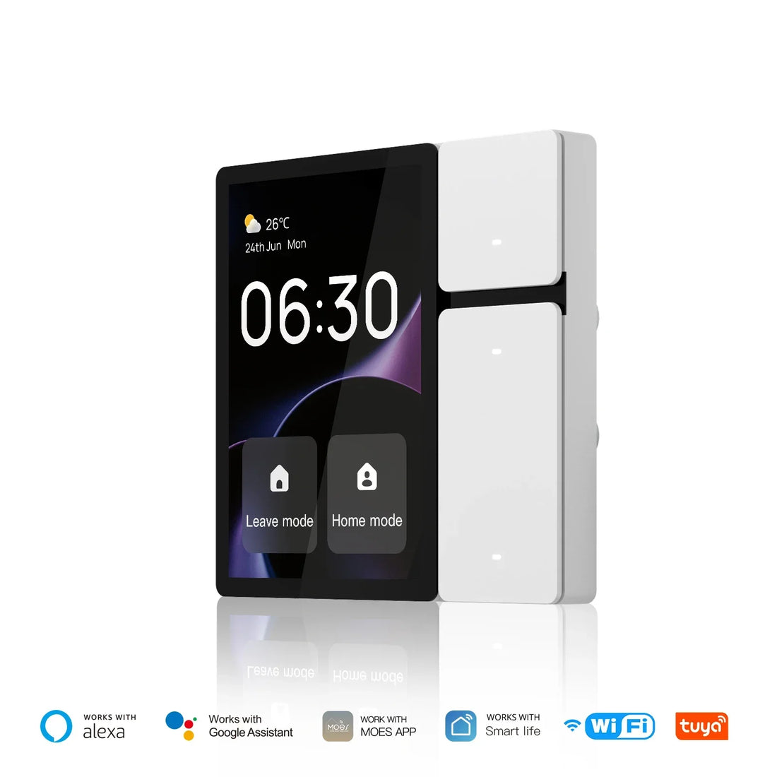 All-in-One Home Automation Controller - WiFi Smart Control Panel 3.5” Touch Screen, 3-Relay Switch with IR Remote & Bluetooth