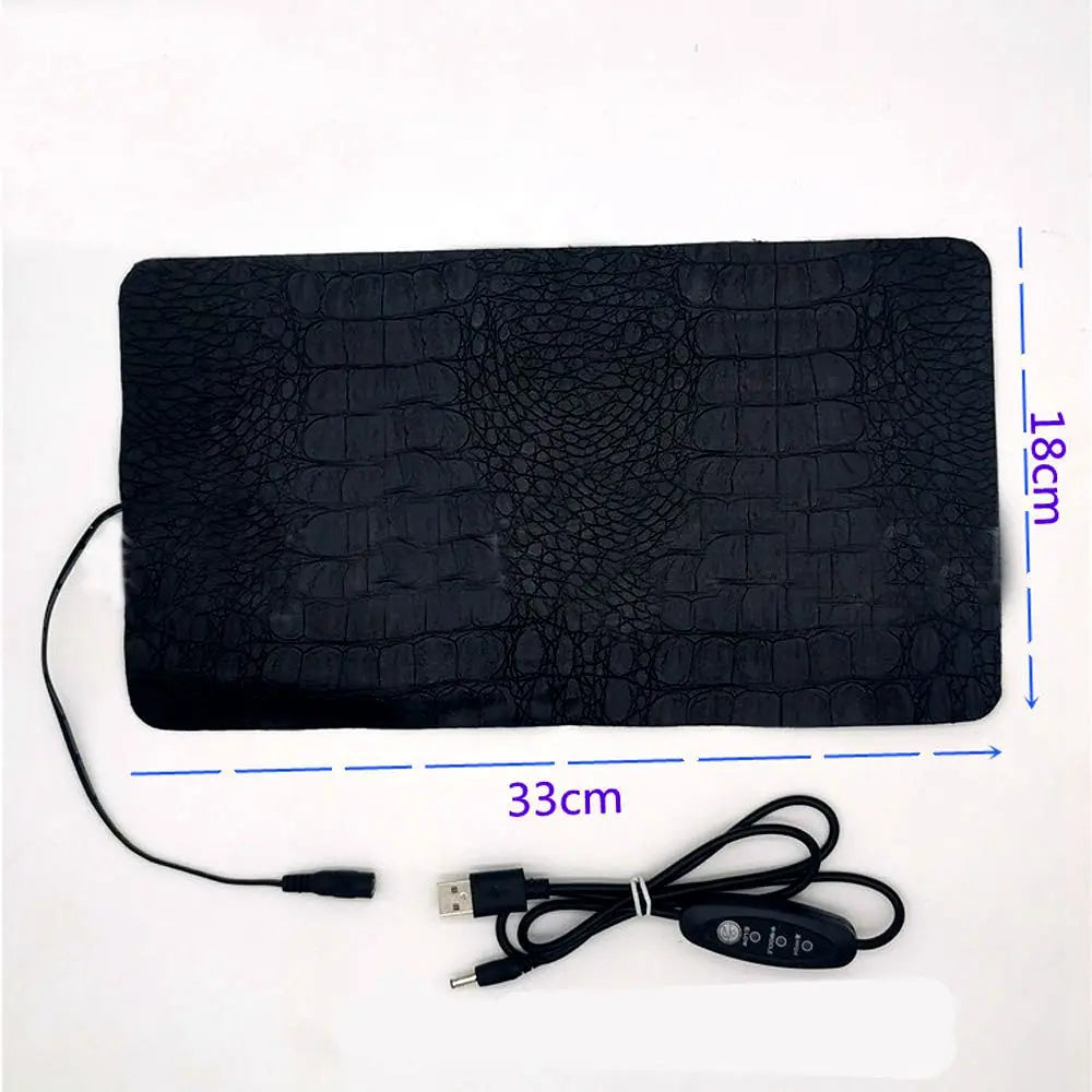 USB Pet Heating Pad Reptile Electric Blanket Warm Adjustable Temperature Controller Incubator Mat Tools Heated Mat Warming Pad