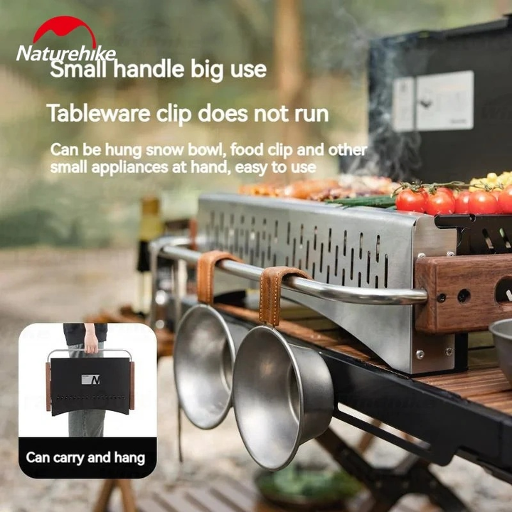 New Lightweight Folding Portable Charcoal BBQ Grill - Camping Outdoor Adventures