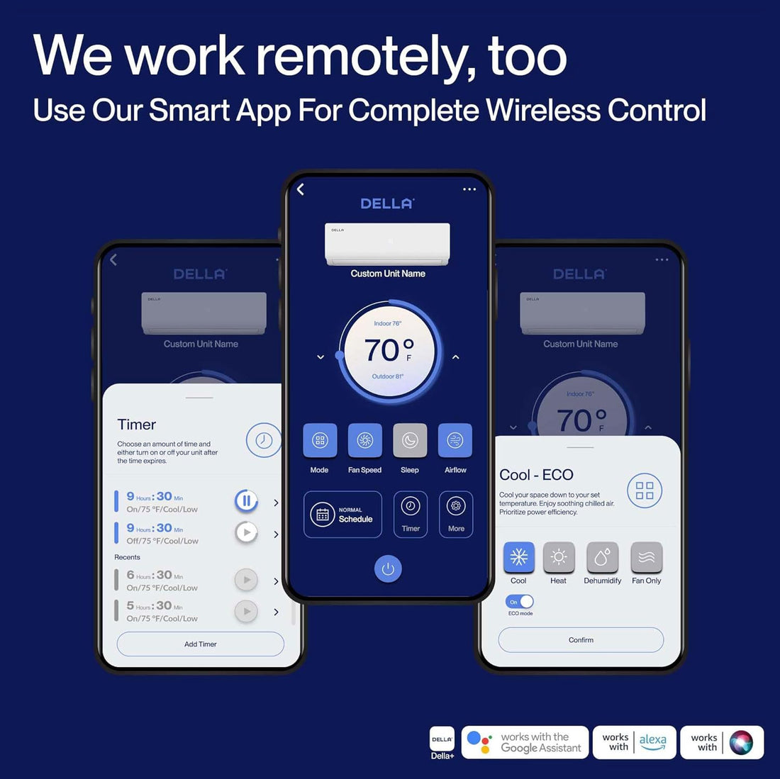 Modern Home Smart Inverter Ac Mini Split air Conditioner - App Controlled
