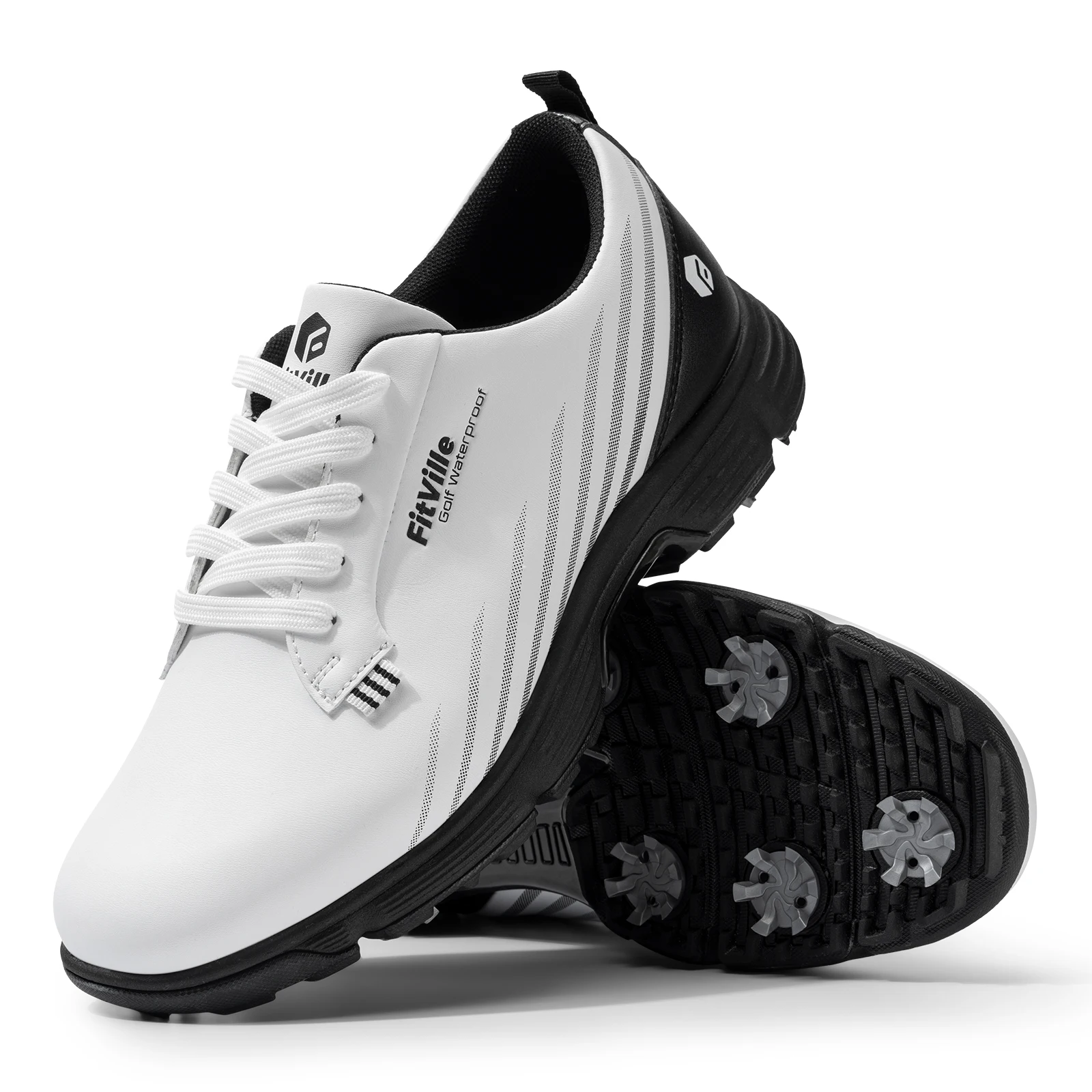 New Waterproof Golf Shoes Men Professional Spiked Golf Shoes