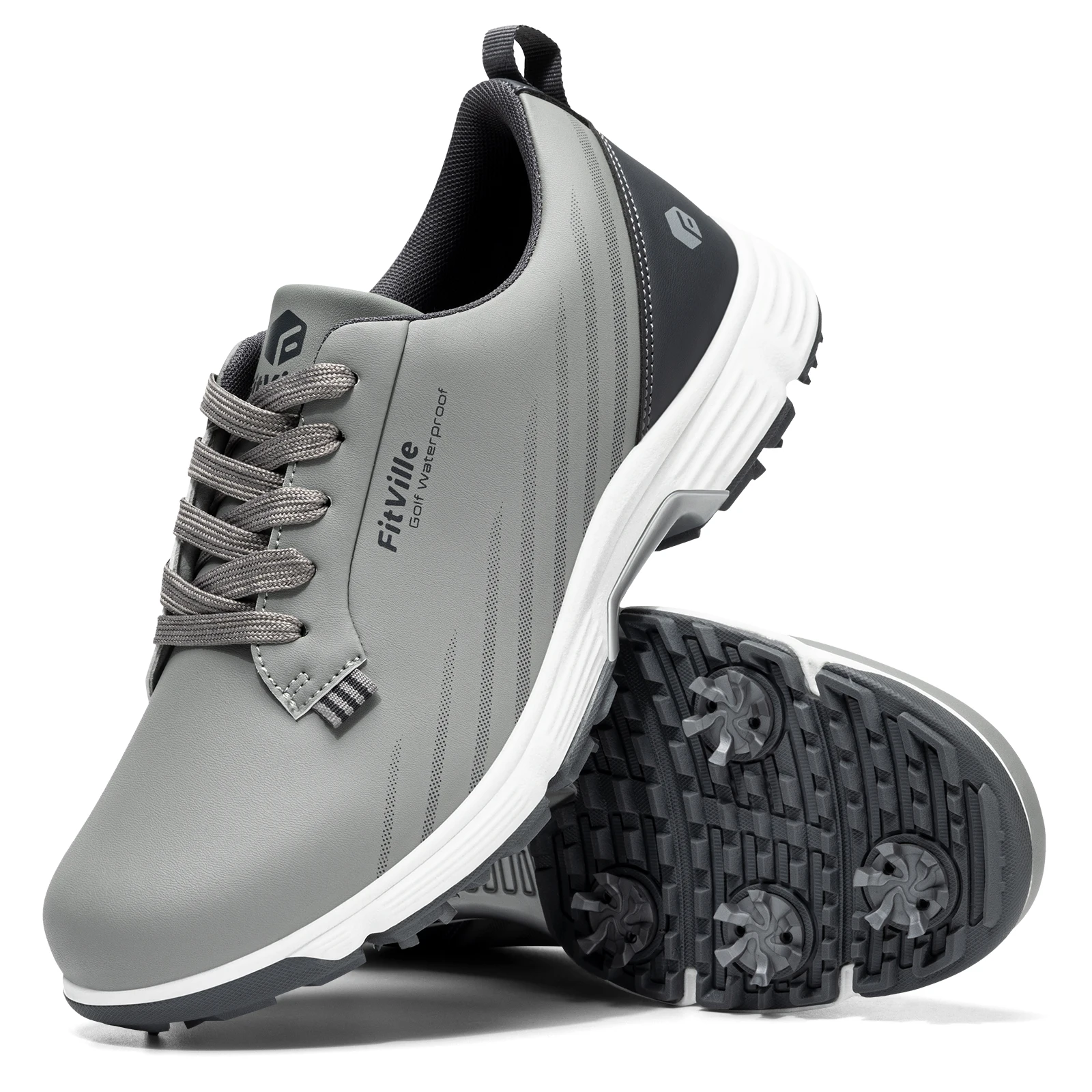 New Waterproof Golf Shoes Men Professional Spiked Golf Shoes