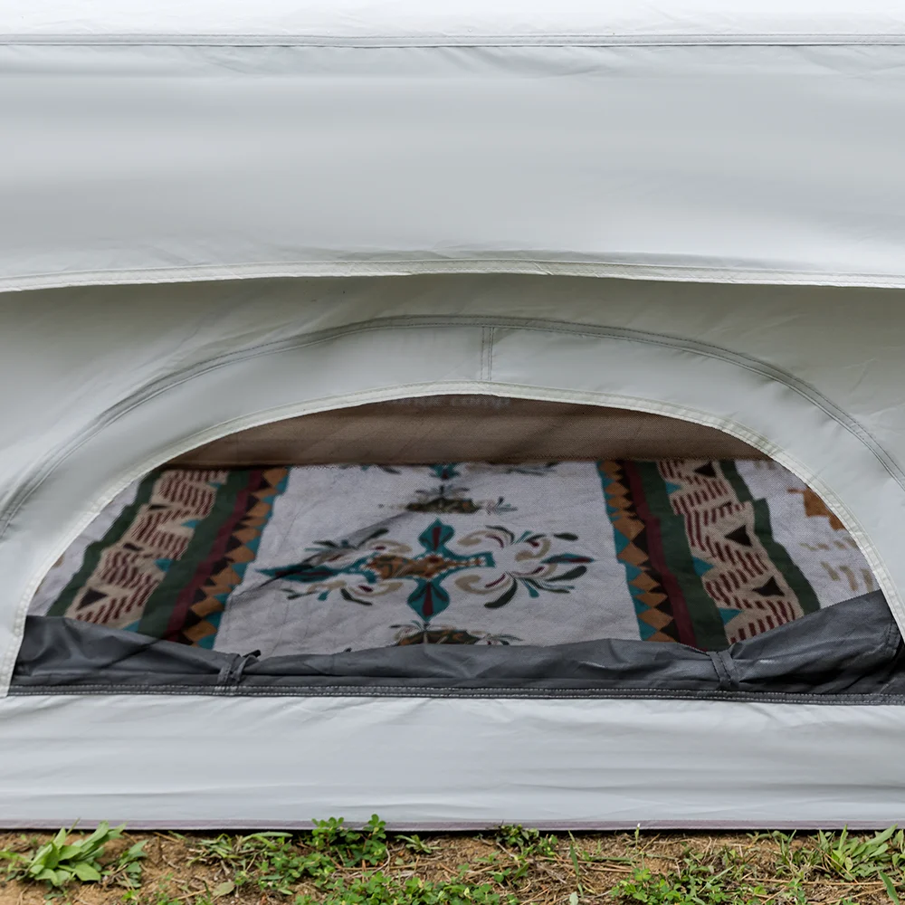 Modern Living Waterproof Outdoor Inflatable Air Tent with Skylight & Stove Port – Oxford Fabric Cabin House Tent Camping & Events