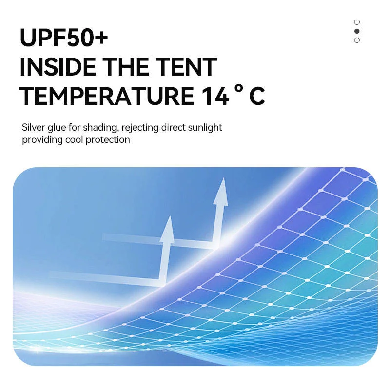 Modern Living Waterproof Outdoor Inflatable Air Tent with Skylight & Stove Port – Oxford Fabric Cabin House Tent Camping & Events