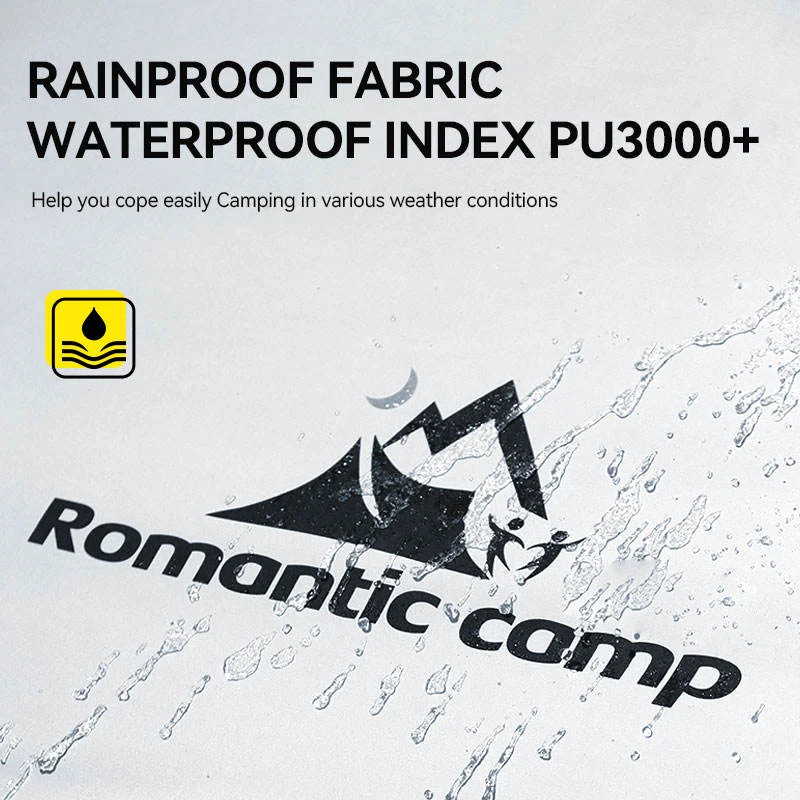Modern Living Waterproof Outdoor Inflatable Air Tent with Skylight & Stove Port – Oxford Fabric Cabin House Tent Camping & Events