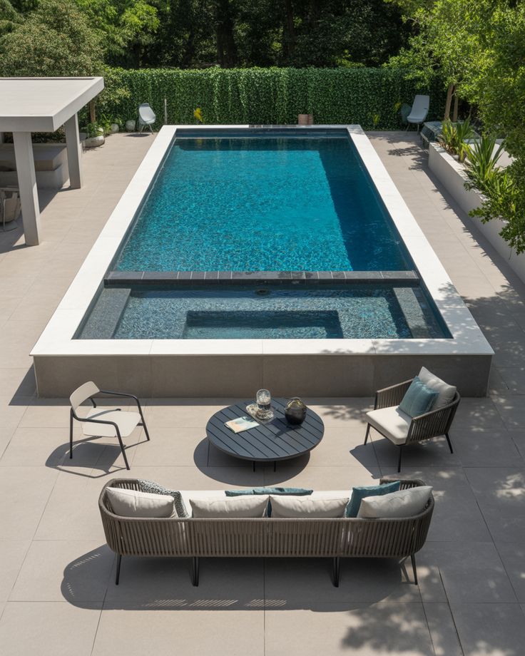 Modern Outdoor Fiberglass Swimming Pool Hotel Family House