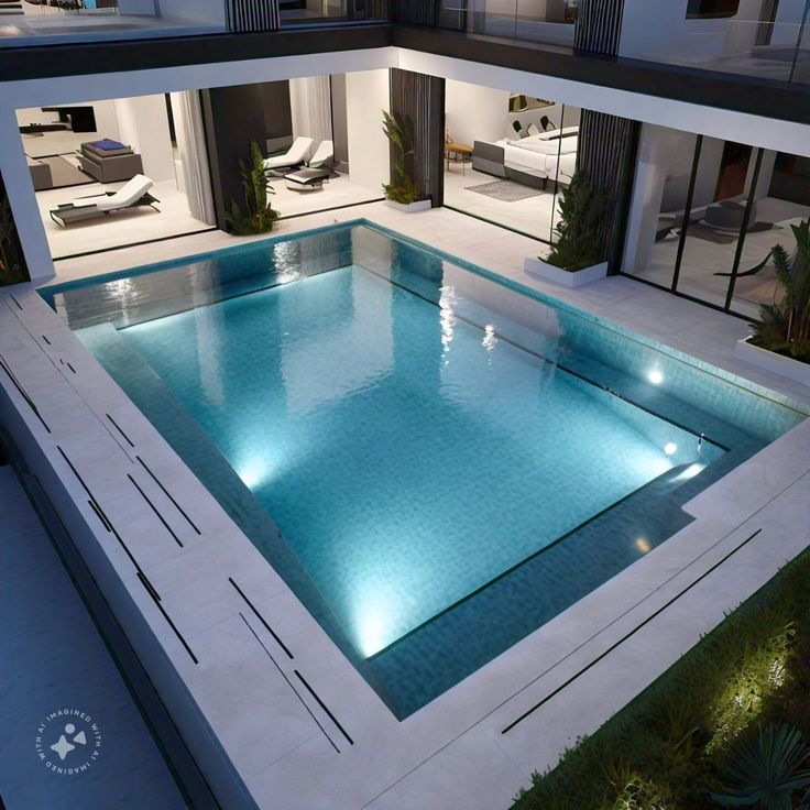 Modern Outdoor Fiberglass Swimming Pool Hotel Family House