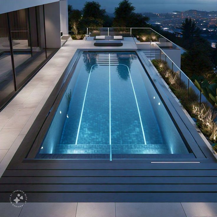 Modern Outdoor Fiberglass Swimming Pool Hotel Family House