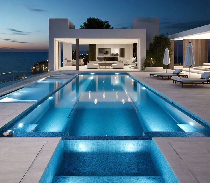 Modern Outdoor Fiberglass Swimming Pool Hotel Family House