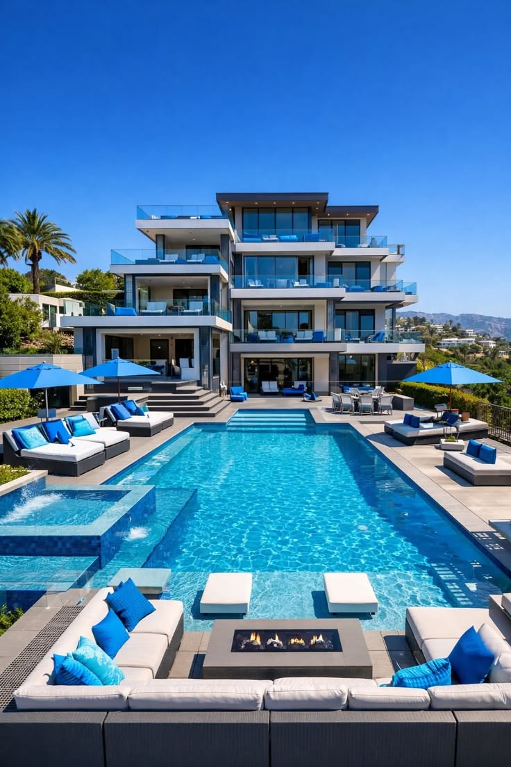 Modern Outdoor Fiberglass Swimming Pool Hotel Family House