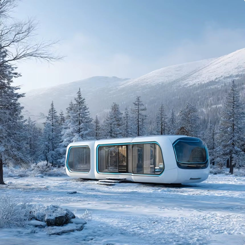 Luxury Prefab Winterized Capsule House Airbnb Resorts & Hotels –  Alpine Retreat