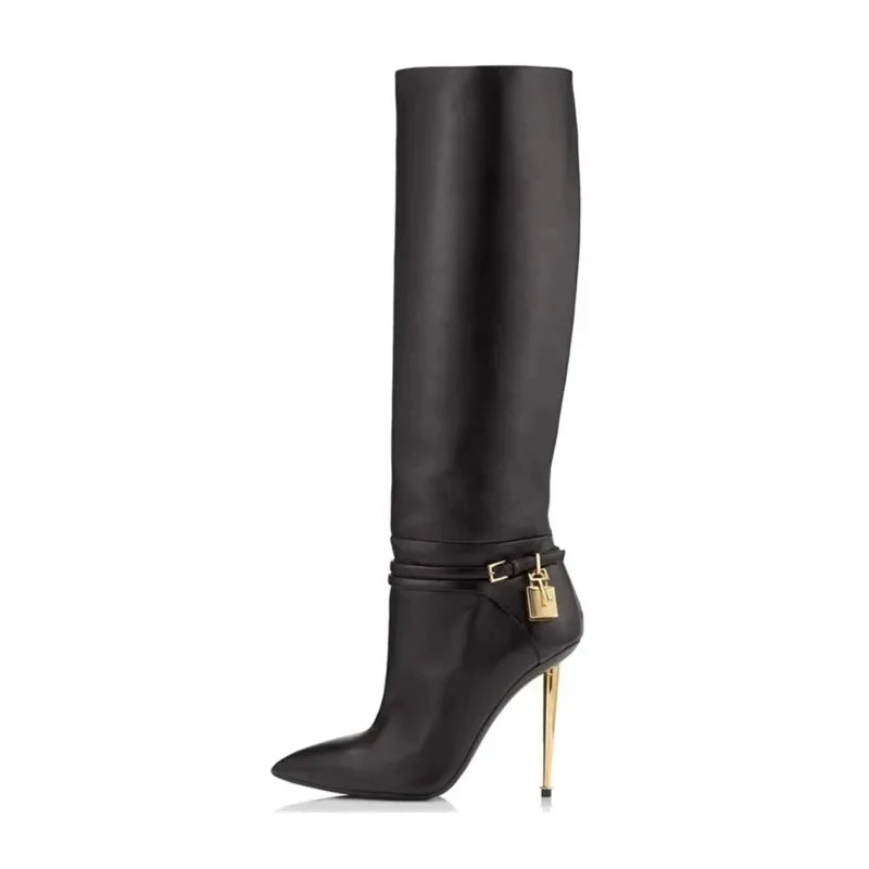 New Pointed Toe High Heels Fashion Knight Women Boots