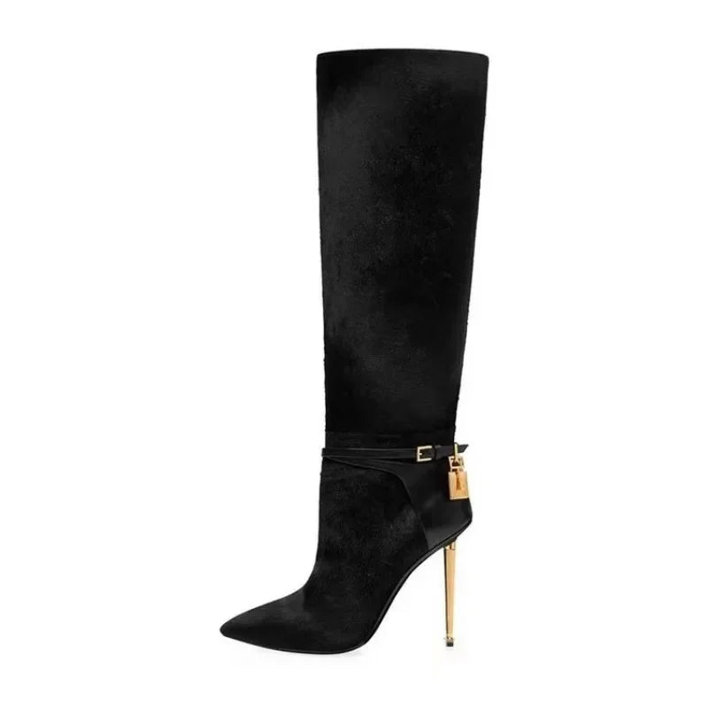 New Pointed Toe High Heels Fashion Knight Women Boots