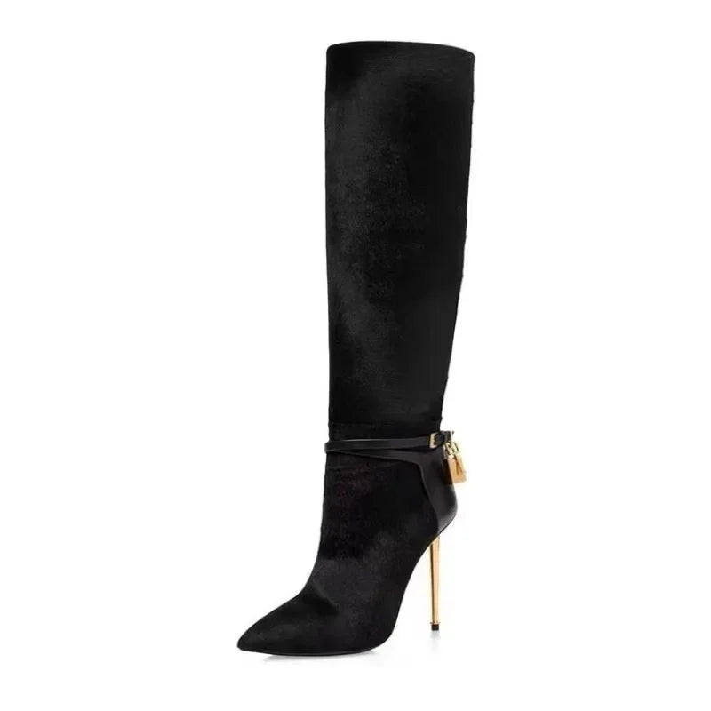 New Pointed Toe High Heels Fashion Knight Women Boots