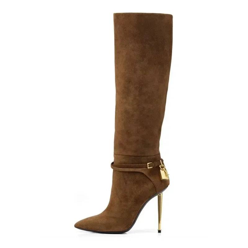 New Pointed Toe High Heels Fashion Knight Women Boots