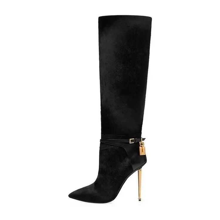 New Pointed Toe High Heels Fashion Knight Women Boots