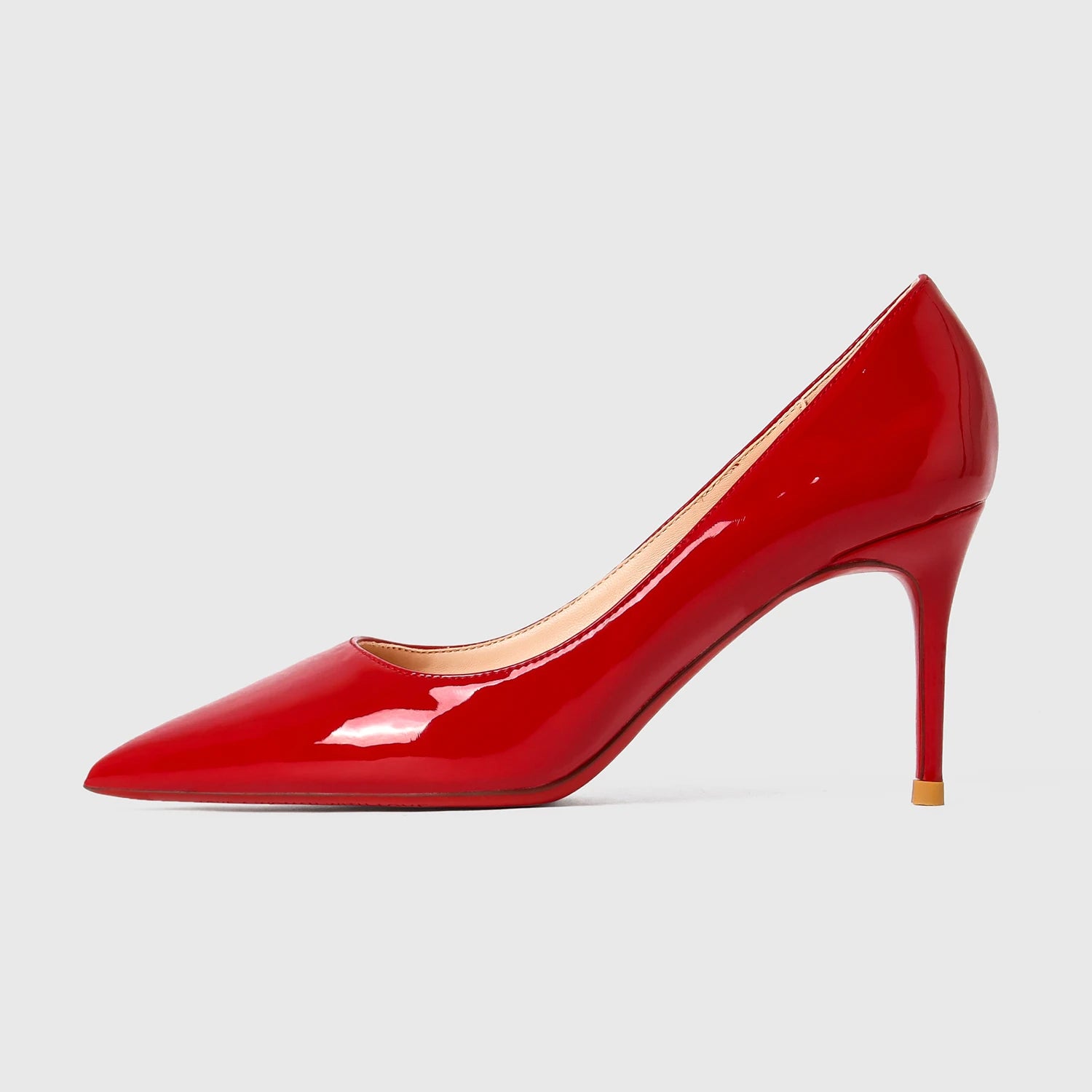 **Luxury Red Bottom High Heels for Women – 12cm Pointed Toe Pumps for Wedding, Party