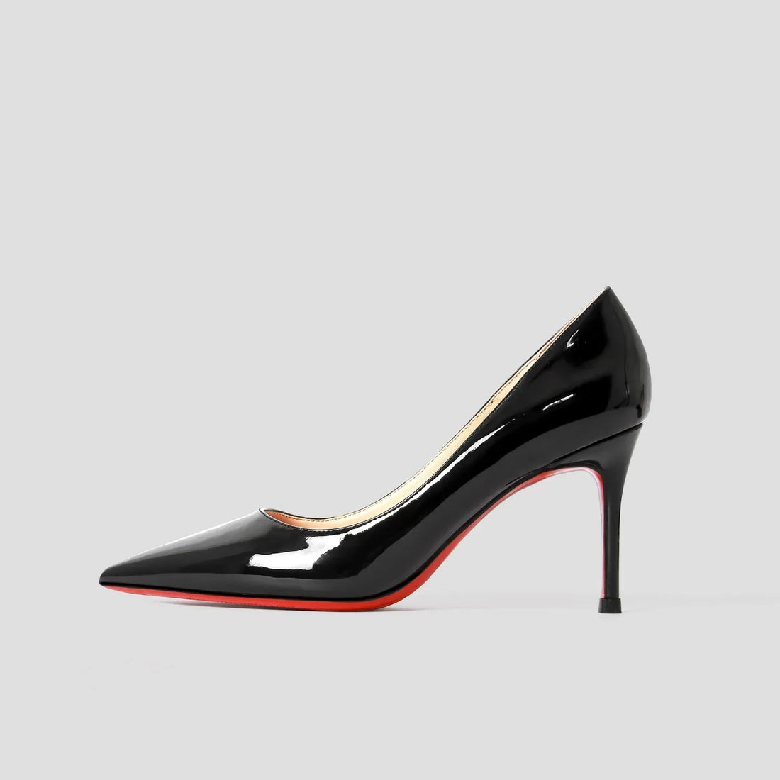 **Luxury Red Bottom High Heels for Women – 12cm Pointed Toe Pumps for Wedding, Party