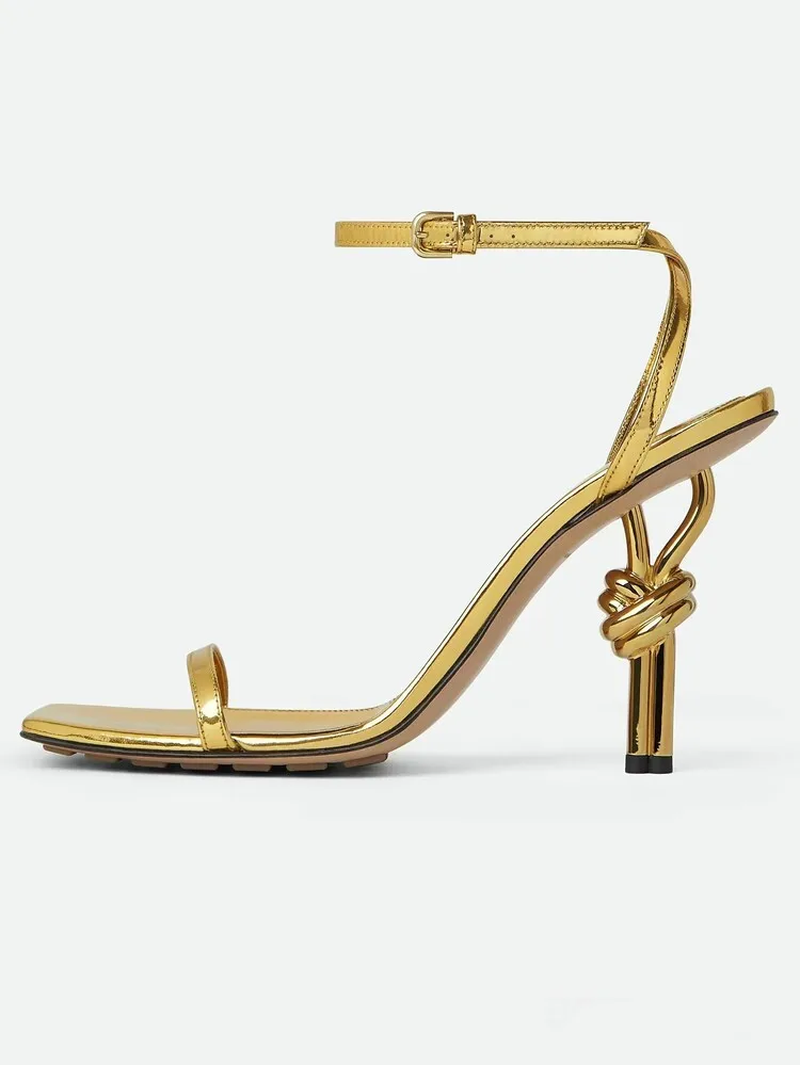 Modern Women's Square Toe Super High Heel Sandals