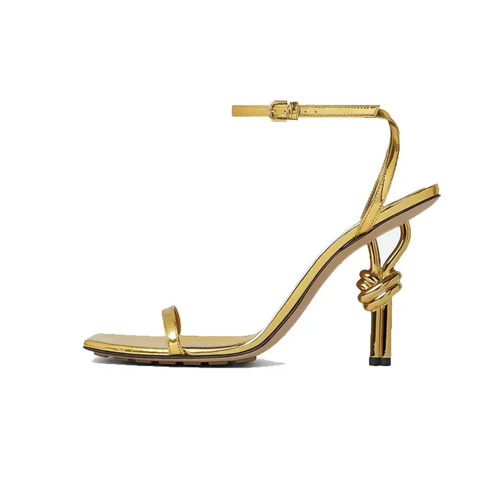 Modern Women's Square Toe Super High Heel Sandals