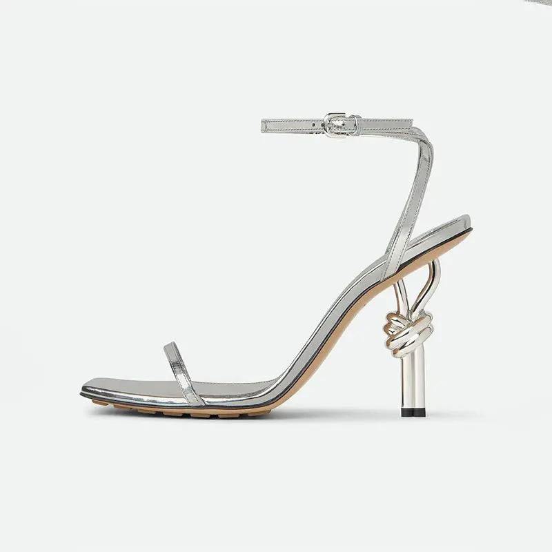 Modern Women's Square Toe Super High Heel Sandals