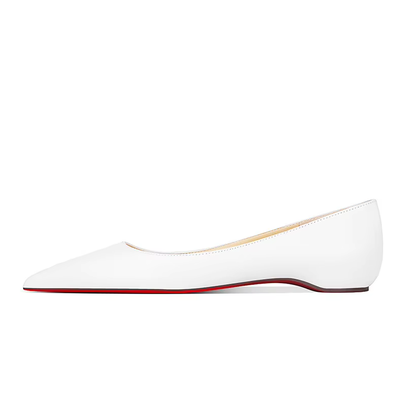 Women's Blue Matte Pointed Toe Flats – Elegant Slip-On Ballet Shoes with Hidden Height Lift