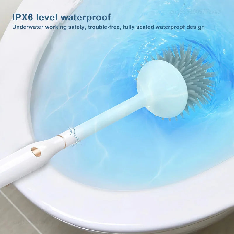 New Multifunctional Wireless Electrical Toilet Brush Home Rechargeable UV Sterilization Toilet Stain Removal Cleaning Brush