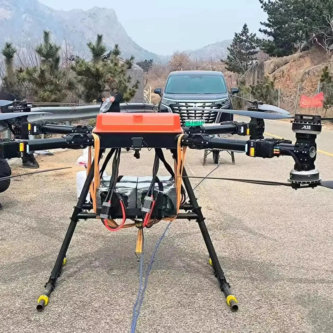 New Ultra Powerful 150Kg 6Kw 220V Cargo Transport Drone