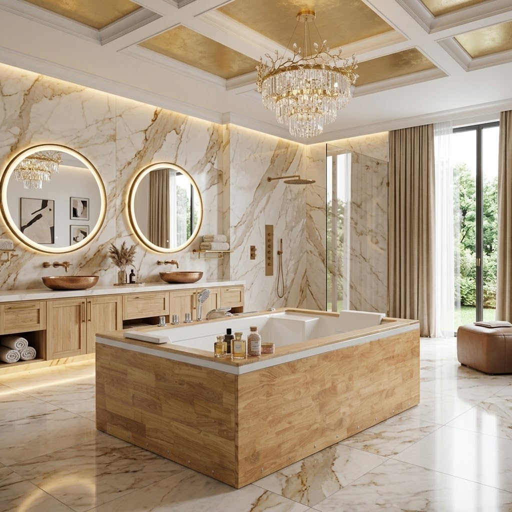 Modern Kinglauren Black Corner Jacuzzi Bathtub Whirlpool for Luxury Bathrooms