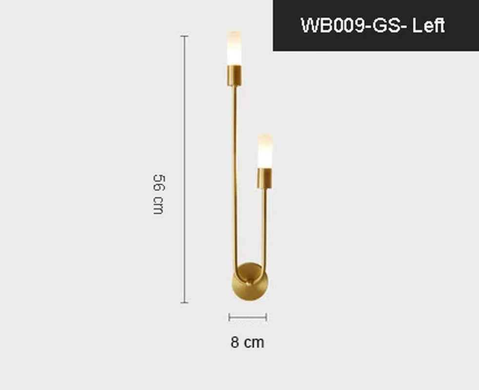 Modern LED Wall Lights Line Lamps Indoor Lighting for Bedroom Bedside Background Led Lamps