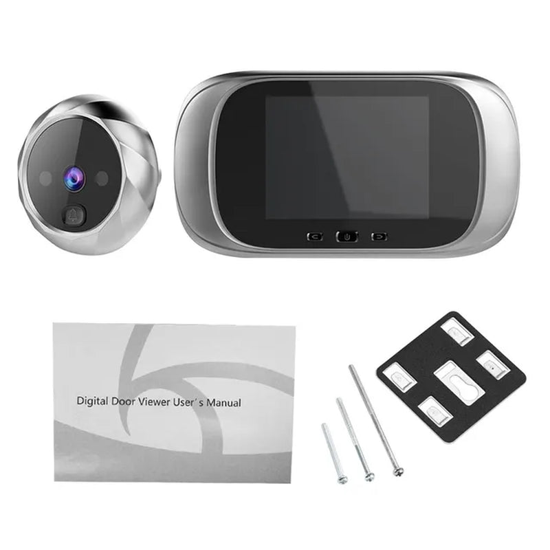 Digital Door Viewer Peephole Door Camera Doorbell 2.8-Inch Night Vision Photo Shooting Digital Door Monitoring for Home Security