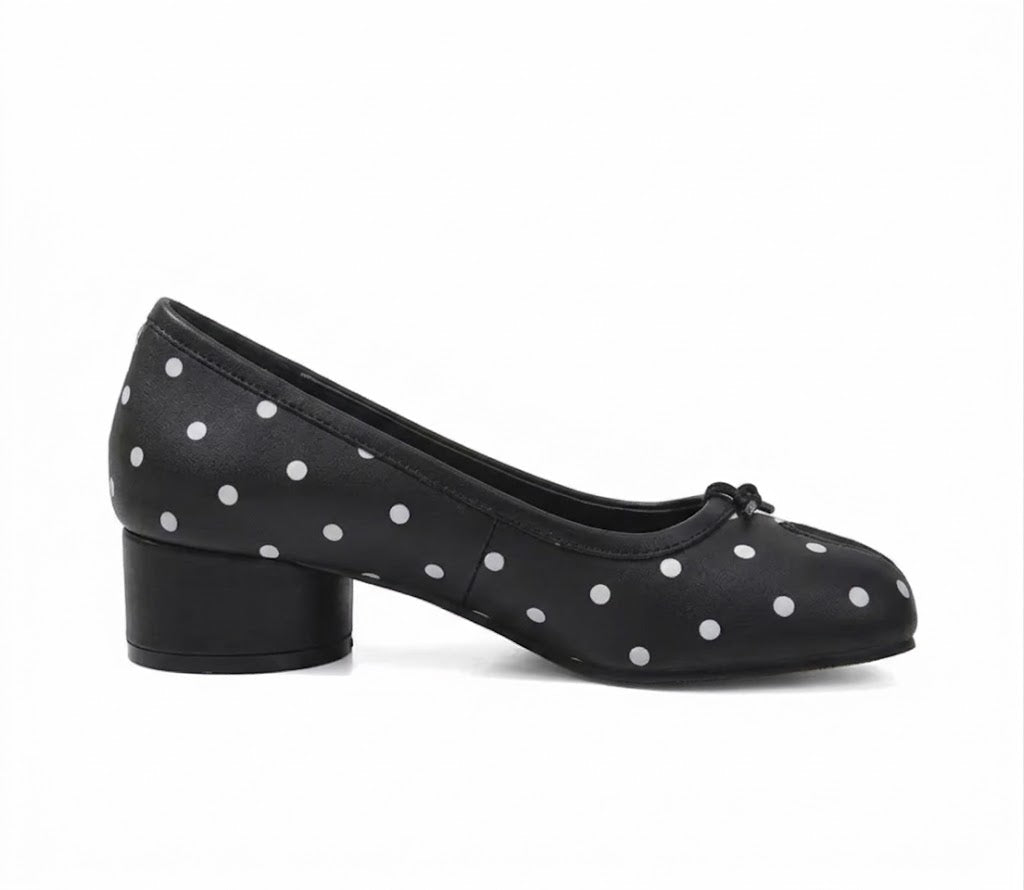 New Autumn Retro Split-Toe Pumps for Women – Elegant Mid-Heel Dress Shoes