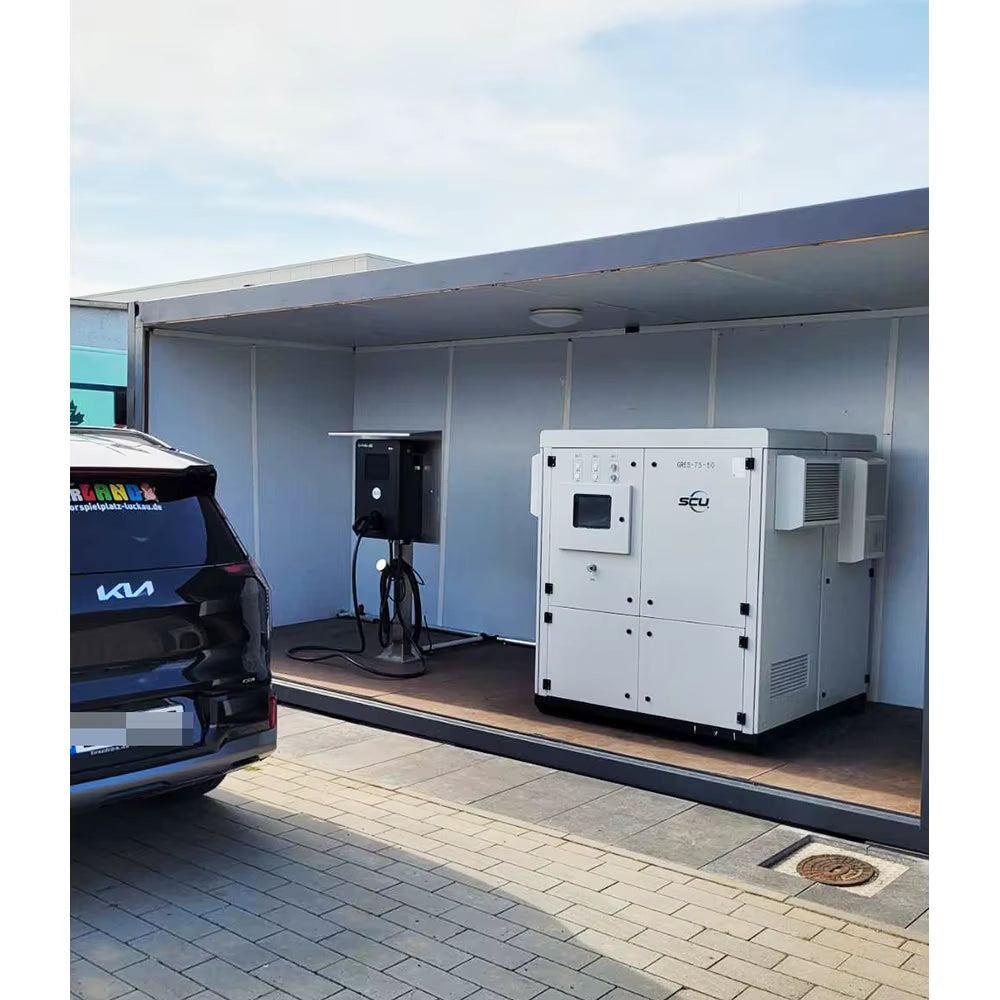 SCU OEM ODM Floor-Mounted EV DC Fast Charger New Energy Commercial Electric Car Charging Equipment with Energy Storage System