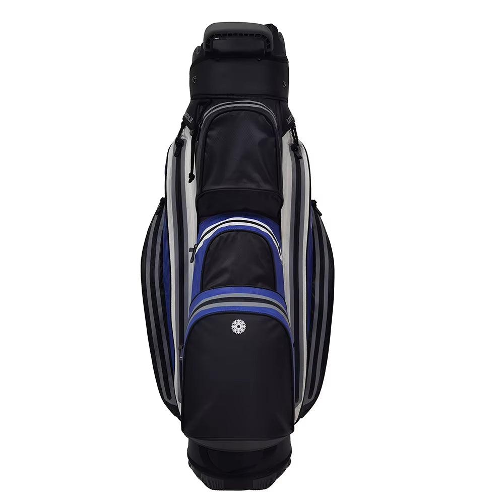 Durable Nylon Vintage Waterproof Golf Cart Bag with 14-Way Divider