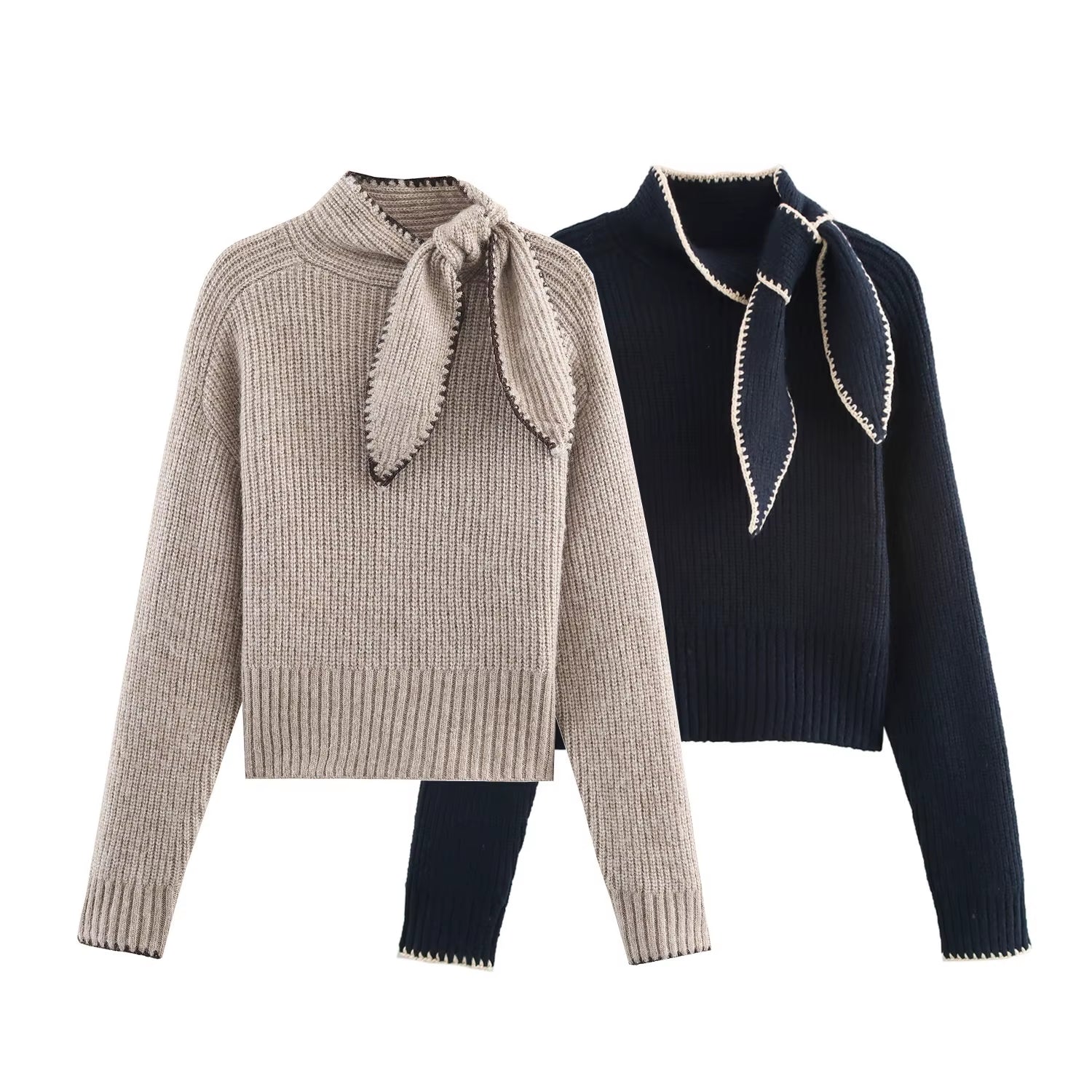 New Winter Long Sleeve Women Knitted Sweater