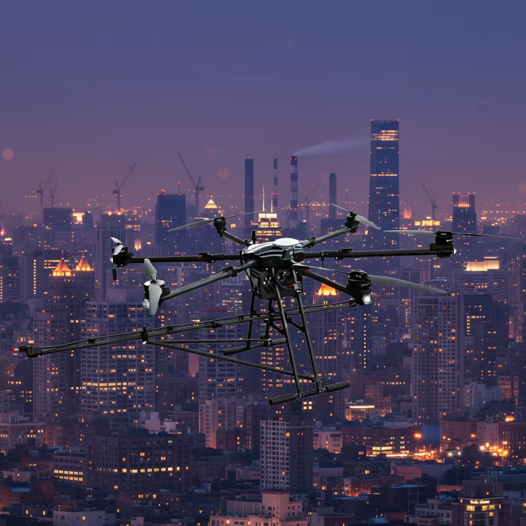 ZSDRONE EM-60C High-Rise Building Window Cleaning High-Altitude Multirotor Drone with 5000M Max Take-Off Altitude 30KG Payload