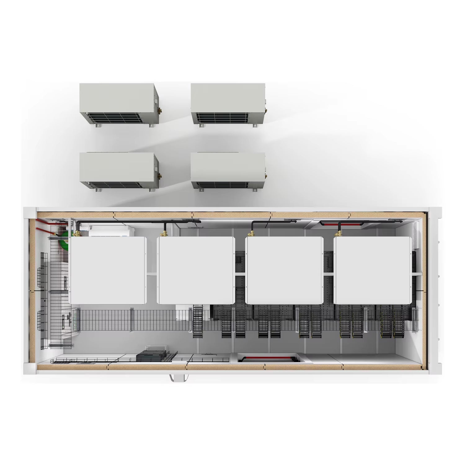 Schneider APC Ecostruxure Modular Data Center All in One ISO Containers 38Kw 5 Rack DX 400V 50Hz Containerized Data Center
