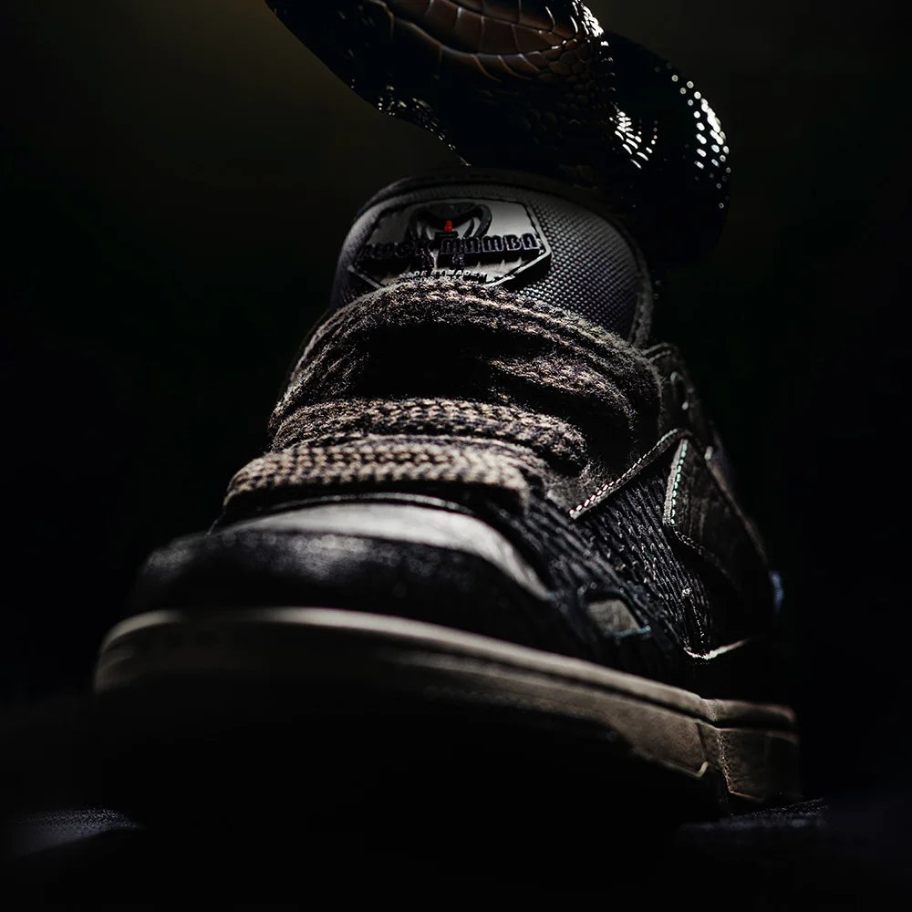 New Casual Snake Black Mamba Designed Mens Shoes