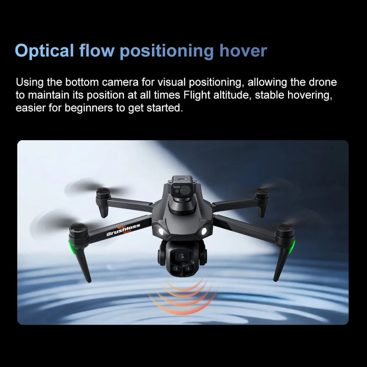 V916MAX GPS Return Drone 5G 8K HD 4K Dual Camera Dron Remote with Screen Laser Obstacle Avoidance Drone RC Toys Gifts FPV